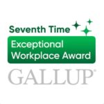 Logo showing WSFS is a seven time exceptional workplace winner